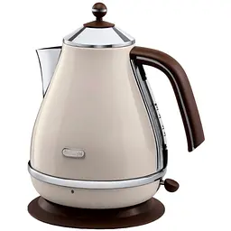 Електрочайник DeLonghi KBOV 2001 beige 1.7 л (00000009922) - мініатюра 2