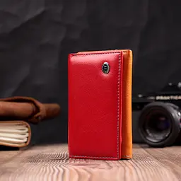 Стильний жіночий гаманець із якісної натуральної шкіри ST Leather 19460 різнокольоровий - мініатюра 8