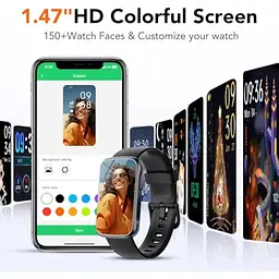 Розумний годинник Timu Fitness Tracker із серцевим ритмом 24/7 - мініатюра 2