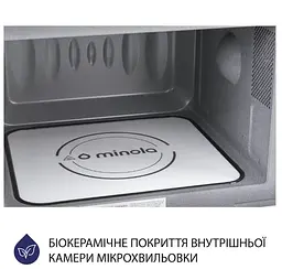 Вбудована мікрохвильова піч Minola BWO 2011 WH - мініатюра 9
