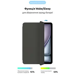 Чохол-книжка ArmorStandart Smart Case для Apple iPad Air 10.9` (2020-2022)/Air 11` (2024-2026)/Pro 11` (2020-2022) Charcoal Grey (ARM78143) [118414] - мініатюра 4
