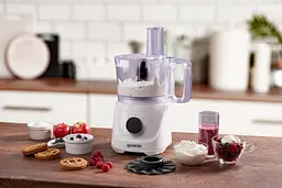 Gorenje Кухонная машина 800Вт, чаша-пластик, корпус-метал/пластик, насадок-6, білий - мініатюра 6