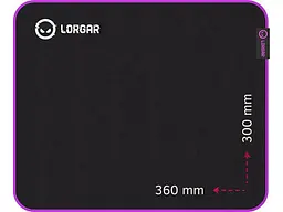 Килимок для миші Lorgar Main 313 Black-Purple (LRG-GMP313) - мініатюра 2