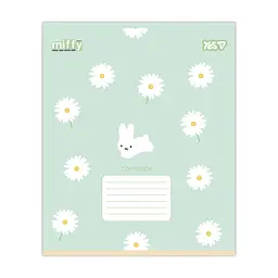 Зошит Yes Miffy Flowers А5 12 аркушів клітинка (768708), в асортименті - мініатюра 3