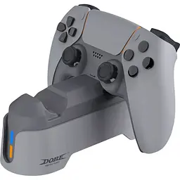 Зарядна станція Dobe Dual Charging Dock TP5-1501X для DualSense Sony PS5 Gray [125877] - мініатюра 6