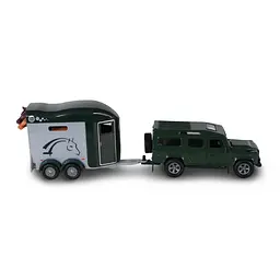 Колекційна машинка Range Rover TechnoDrive 520460.270 з причепом і фігурками коней - мініатюра 6
