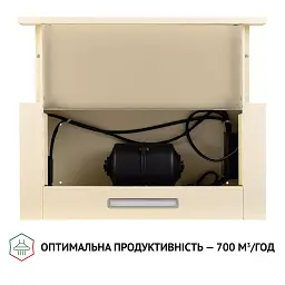 Витяжка телескопічна Perfelli TL 6316 IV 700 LED - мініатюра 8