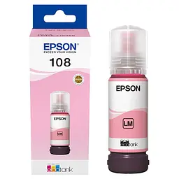 Контейнер з чорнилом Epson 108 EcoTank L8050/L18050 light magenta (C13T09C64A) - мініатюра 3