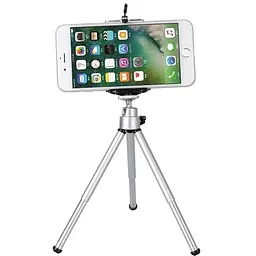 Міні штатив тринога Primo Tripod F2 + кріплення для смартфона KR-01 - мініатюра 2