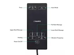 Масажна накидка Naipo MGBK-2606H - мініатюра 3