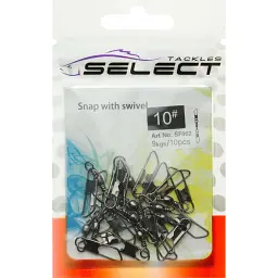 Вертлюжок із застібкою Select SF002 size 4, 9 шт. - мініатюра 3