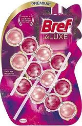 Туалетний блок для унітазу Bref De Luxe Ніжна магнолія 3 шт х 50 г