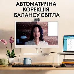Веб-камера Logitech BRIO 100 Graphite (960-001585) [96682] - мініатюра 11