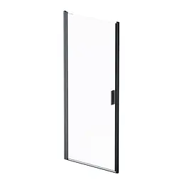 Душові двері AM.PM Gem 90x195 прозоре скло black matt W90UG-090-1P-195BT