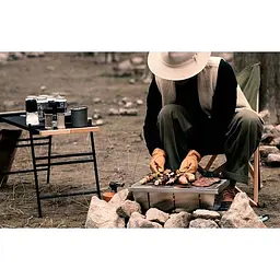 Гриль портативний Naturehike Picnic BBQ Grill NH20CJ006 р-р L сталь - мініатюра 6