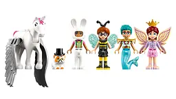 Конструктор LEGO Friends Костюмована вечірка з єдинорогом і феєю 261 деталь (42661) - мініатюра 8