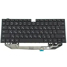 Клавіатура для ноутбука HUAWEI (W19C, W19B) rus, black, без кадру, підсвічування клавіш - мініатюра 2