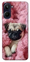 TPU чохол Demsky Мопс у ніжностях для Realme 10 4G