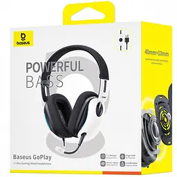 Навушники Baseus дротові GoPlay 1+ Max Gaming (A00181003213-00) білі - мініатюра 6