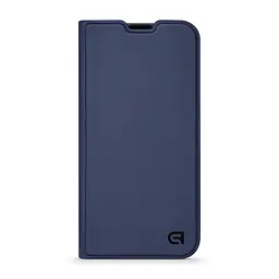 Чехол-книжка для Motorola Edge 60 Pro 5G, OneFold Case, синий, из экокожи (PU) и TPU, с магнитом, с подставкой и отделением для карт, трансформируется в подставку, противоударный, защита всего корпуса, ArmorStandart (ARM85909)