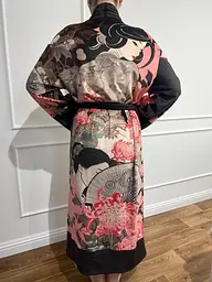 Кімоно жіноче з плюшевого велюру Sakura 29475 S - мініатюра 4
