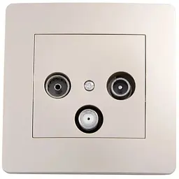 Розетка Brille TB-FM + TV + Sat ch (L15-062)