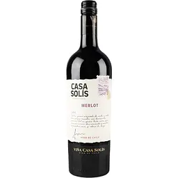 Вино Casa Solis Merlot красное сухое 13%, 0.75 л