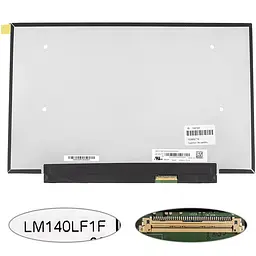 Матрица 14.0" LM140LF1F02 (1920*1080 40pin(eDP 144Hz IPS 300cd/m2) LED SLIM (без планок и ушек) матовые разъем справа