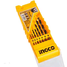 Набір свердел по металу Ingco 2-6 мм 7 шт (AKD1075) - мініатюра 3