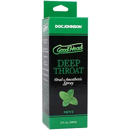 Спрей для мінету Doc Johnson GoodHead DeepThroat Spray - Mystical Mint 59 мл для глибокого мінету - мініатюра 3