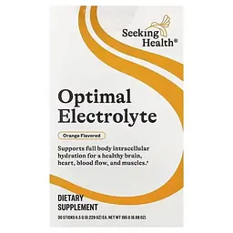 Електроліти Seeking Health Optimal Electrolyte смак апельсину 30 стіків