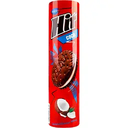 Печиво Hit Coco зі смаком кокосу 220 г