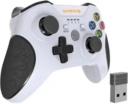 Геймпад MG650W, White, бездротовий (USB 2.4GHz) для ПК / PS3 / Android GamePro teh0028546