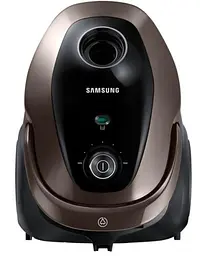 Пилосос Samsung VC07M25M9WD/UK, Black/Brown, 750W, мішковий, сухе прибирання, об'єм 2.5 л, телескопічна трубка, турбощітка, підлога килим, для ламінату/паркету/плитки