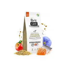 Сухий корм Brit Care Dog Hypoallergenic Dog Show Champion для виставкових собак, з лососем і оселедцем, 12 кг - мініатюра 6