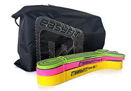 Набір двошарових резинок для підтягування EasyFit Premium 2-32 кг (3 шт)