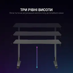Комп'ютерний стіл GamePro чорний (GD214) - мініатюра 10