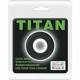 Ерекційне кільце Lybaile Titan BI-210146, Чорний - мініатюра 8