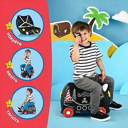 Дитяча валіза для подорожей Trunki Pedro the Pirate Ship (0312-GB01) - мініатюра 4