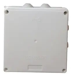 Коробка розподільна Р5 без клеми з гермовводами 150 х 150 х 70мм IP54
