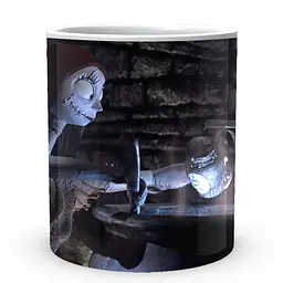 Кухоль GeekLand The Nightmare before Christmas Жах перед Різдвом NBC 18 330 мл білий - мініатюра 2