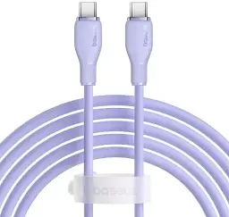 Кабель Baseus Pudding Series Fast Charging Cable Type-C to Type-C 100W 2m P10355702511-01 Purple