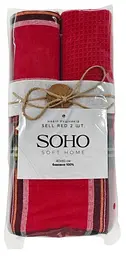 Набір рушників Soho 40x60см Sell Red 2 шт pbe0050667 - мініатюра 2