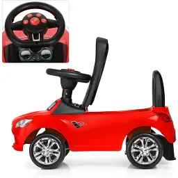 Каталка-толокар Bambi M 3147C-3 музичний червоний - мініатюра 4