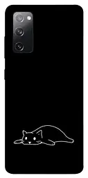 TPU чохол Demsky Lazy cat для Samsung Galaxy S20 FE