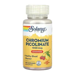 Хром піколінат, Chromium Picolinate 1000 mcg - 100 lozenges Lemon-Raspberry