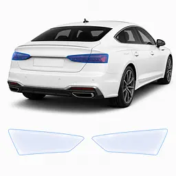 Антигравійна захисна бронеплівка за лекалами для Audi A5 F5 facelift 2020-2024 - задні ліхтарі стопи