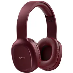 Навушники накладні бездротові Havit HV-H2590BT PRO red (HV-H2590BT-PRO) - мініатюра 3