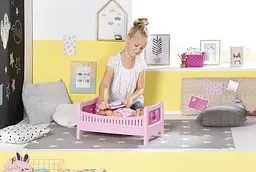Ліжечко для ляльки Baby Born Солодкі сни, рожевий (824399) - мініатюра 5