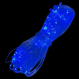 Гірлянда світлодіодна від мережі Штора Y-033B 19645 3х2 м 280 LED синя - мініатюра 4